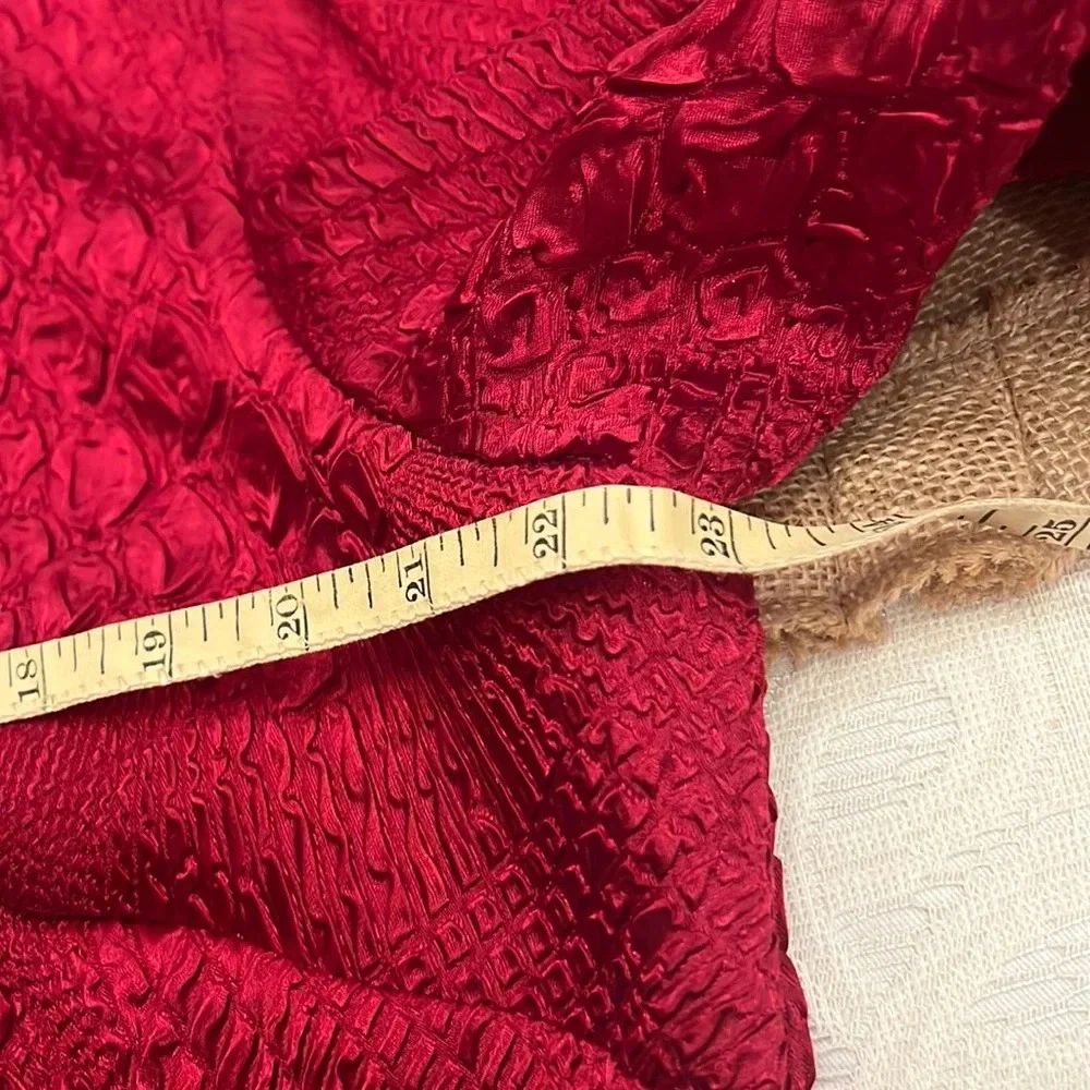 Red Textured Jacket - Picture 9 of 10
